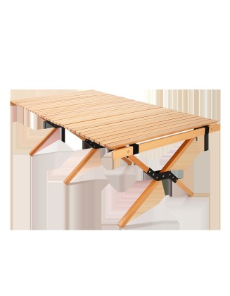 Outdoor portable folding table