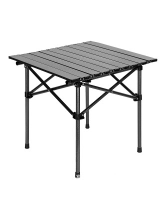 Portable outdoor folding table