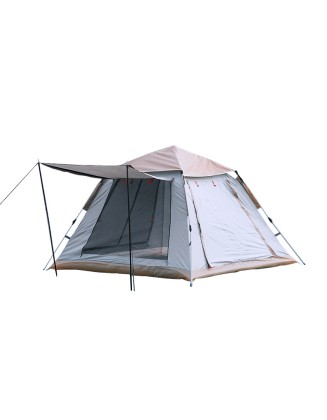 2-4 person tent quickly opens for outdoor sun protection