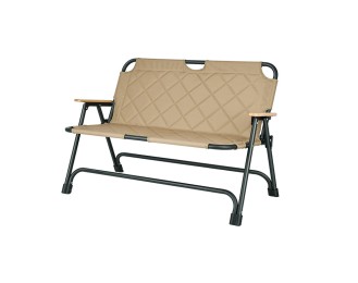 Outdoor camping double folding chair